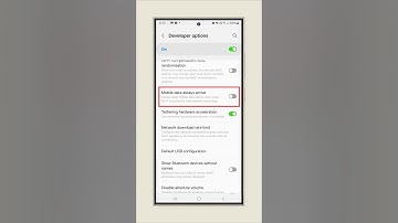 How to enable mobile data always 😡 activesetting in Samsung new phones 🔥 #androidcentral