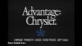 1980's Chrysler TV Commercial