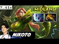 Mikoto Windranger Midlane - Dota 2 Pro player Patch 7.41c Full Gameplay
