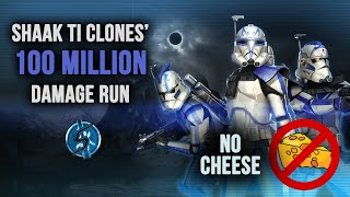 100 MILLION DAMAGE CLONES RUN - 50% OF PHASE 2 + FULL PHASE 3 AND 4 OF THE SITH RAID