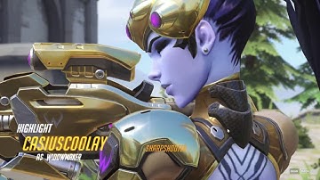 Overwatch - Widowmaker - Clean triple on Eichenwalde