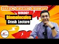 Biology: Biomolecules | Titan Crash Course | NEET 2021 | Biomentors Online | Dr. Geetendra Sir