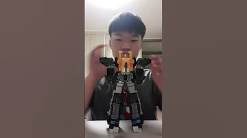 다이노포스 브레이브 오프닝 레전드 킹 라이온 합체 장면 