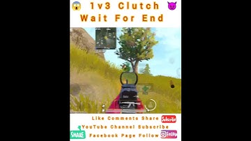 Pubg Mobile 1v3 Clutch: AKM Plays an Amazing Game!