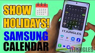 How to Show Holiday in Samsung Calendar screenshot 1