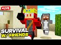 Making Farms in Survival With Friends - Episode 4 | Minecraft Live India&quot;