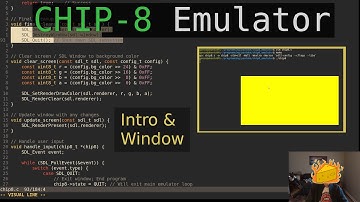 CHIP-8 Emulator p1: Intro & Window Setup (C / SDL2)