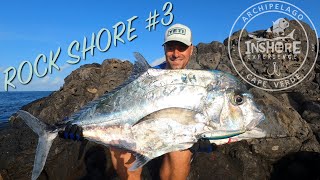 ROCK SHORE #3 - GIANT AFRICAN POMPANO - INSHORE EXPERIENCE FISHING CAPE VERDE SAL ISLAND