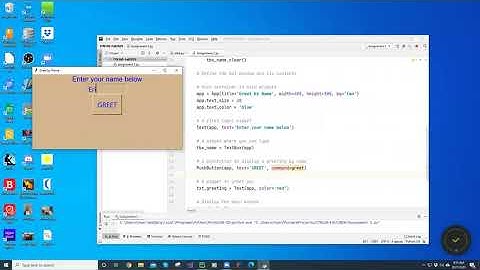ITN 160 Fall 2020 - Creating a guizero app from a starter program