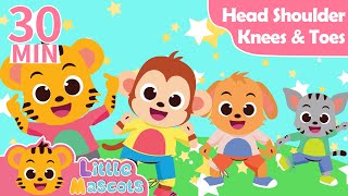 Head Shoulder Knees & Toes + Hands In The Air + More Little Mascots Nursery Rhymes & Kids Songs