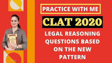 CLAT 2020 | Legal Reasoning Questions | CLAT New Pattern