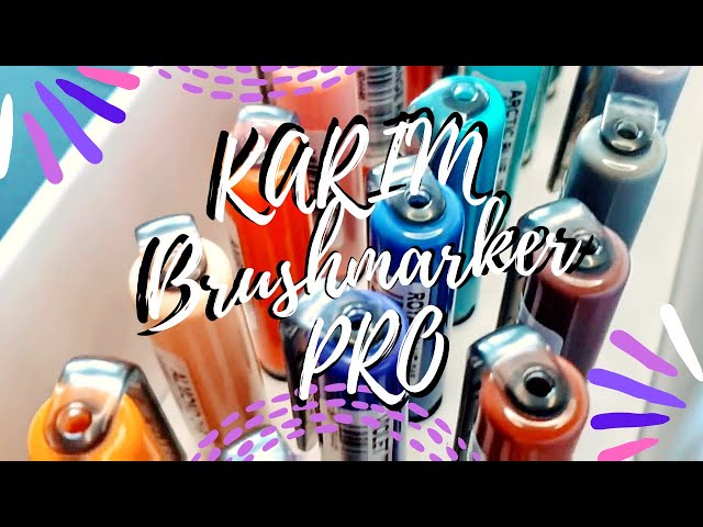 Probando los rotuladores KARIN BRUSHMARKER PRO ⎮ REVIEW 