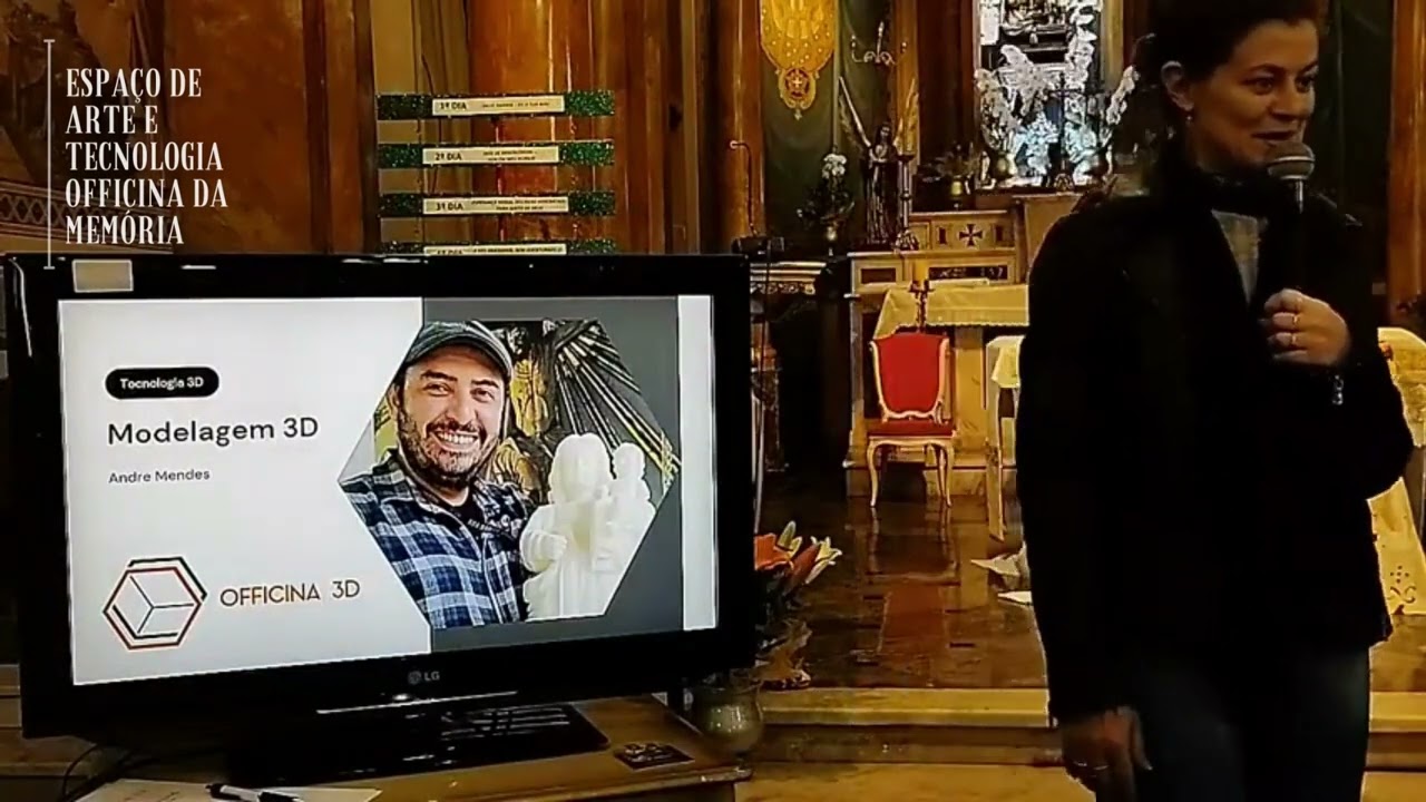 Palestra - Réplicas 3D na Jornada do Patrimônio 2022 - Officina da Memória