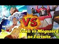 Goku vs Megazord no fortnite batalha insana