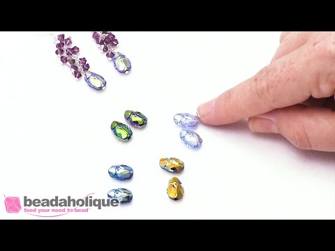Show and Tell: Swarovski Crystal Scarab Beads in 2X AB Finishes