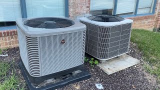New 2021 Ruud Achiever heat pump (not running)