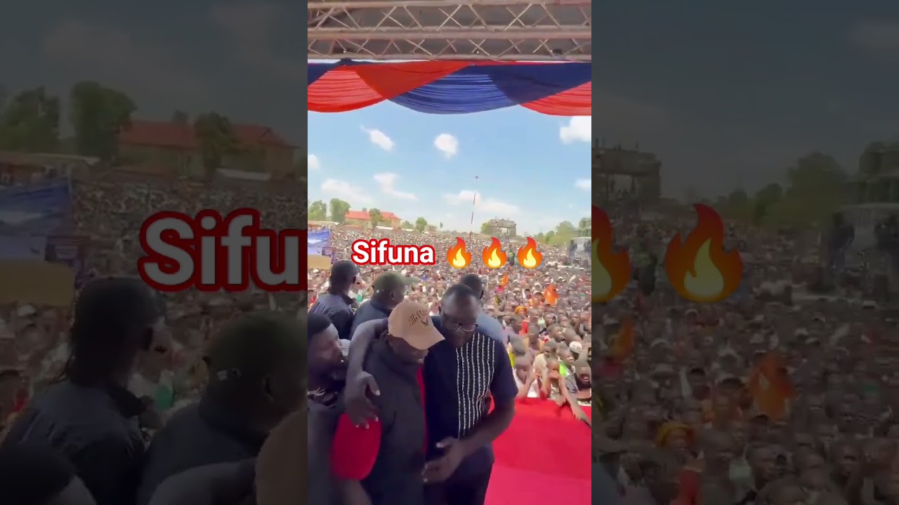 Edwin Sifuna Leads Massive Linda Mwananchi Rally in Kakamega