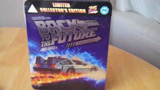 The Limited Collector's Tin Box Edition Of The Blu-Ray Back To The Future Trilogy