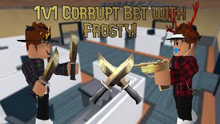 1v1 Corrupt Bet with @ykchase in Murder Mystery 2!