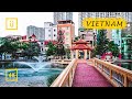 Walking in Vietnam. Hanoi City walk through the old streets. Binaural Audio. [4K walking tour] 2021