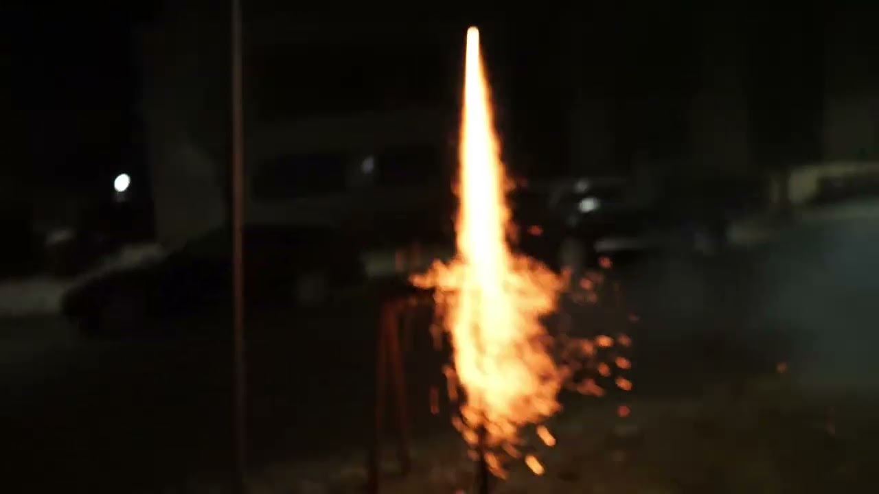 XL Silvester Vorfreude  Geballer bei Nacht gegen 21 Uhr