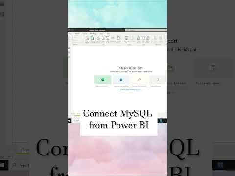 How to Connect MySQL Database from Power BI #shorts #shortsvideo