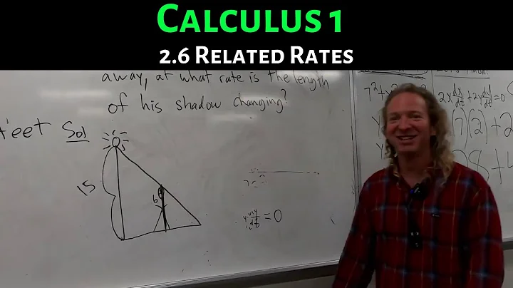 Calculus 1: Lecture 2.6 Related Rates - DayDayNews