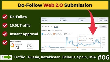 High-Quality Do-Follow Web 2.O Submission Backlinks | Article, Blog. and Web 2.O Submission.