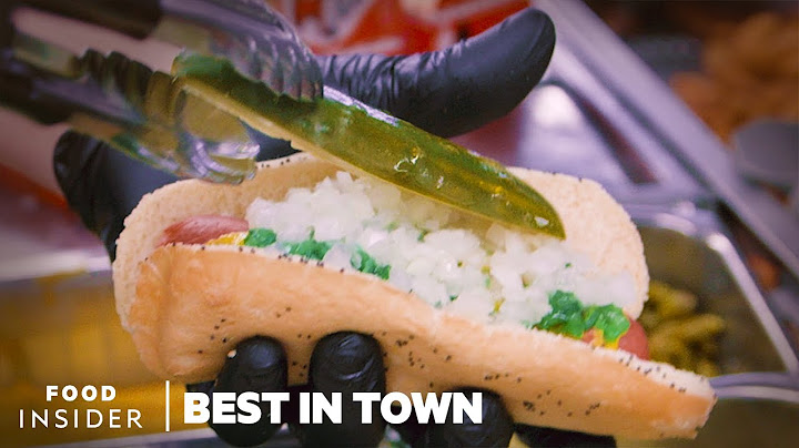 The Best Chicago-Style Hot Dog In Chicago | Best In Town