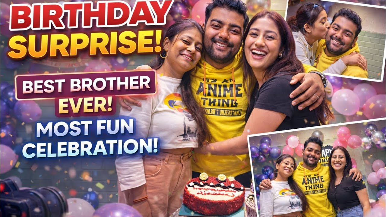 Craziest Birthday Surprise for Rishabh! 😱🎉 | Full On Celebration” 🎉 #BirthdayBlast#SurpriseParty