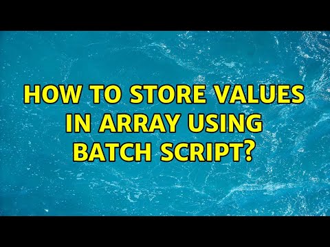 How to store