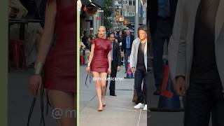 Furiosa: Mad Max star, Anya Taylor Joy, rocking a red dress on the NYC runway ❤️‍🔥