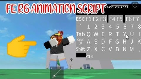 ROBLOX FE R6 ANIMATION SCRIPT using FLUXUS EXECUTOR played at Fencing - script link on comments