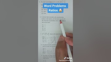 Woordproblemen Verhoudingen