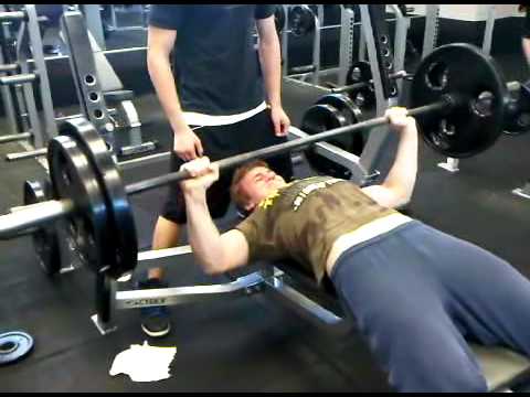 15 Year Old Does 205 Bench Press 10 Reps - YouTube