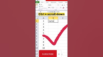 Auto numbering in Excel #beginners #excel #shortvideo #viral
