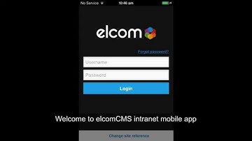 elcomCMS9.5 Intranet mobile app