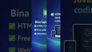 Sirf phone se app banana possible hai 🔥Mobile se coding, WebView se Android app – bina laptop!