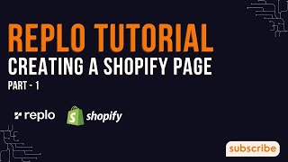 Replo Tutorial! How to create a shopify landing page from scratch by yourself.#shopify #landingpage