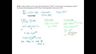 Diff Eq 3.1 Notes: Linear Models