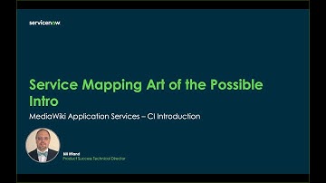 Service Mapping Art of the Possible - Intro