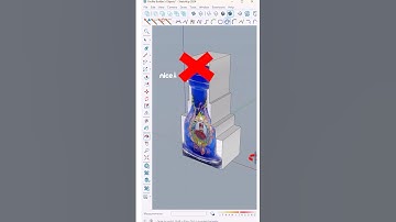 Turn your photo into a 3D model in SketchUp! #art #nicetower #sketchup #sketchup3d #model #3d