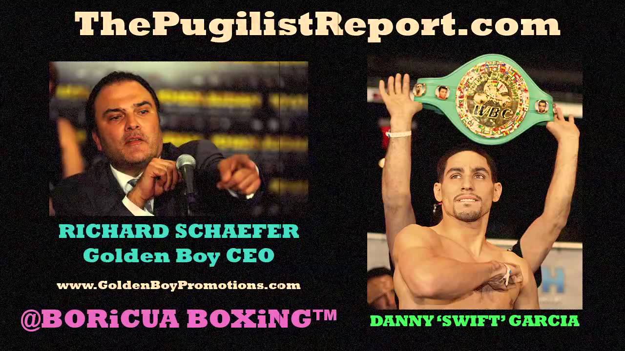RICHARD SCHAEFER: Ring Magazine's P4P List is a F*CKING JOKE; Danny Garcia #3 P4P Fighter!