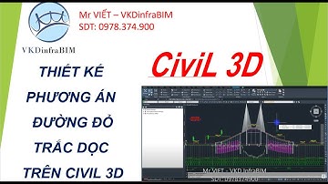 Thiết kế & Hiệu chỉnh đường đỏ trắc dọc tuyến trong Civil 3d