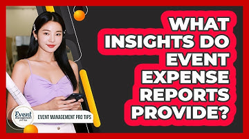 What Insights Do Event Expense Reports Provide?