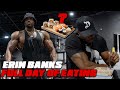 ERIN BANKS FULL DAY OF EATING | MEN&#39;S PHYSIQUE ATHLETE GROCERY HAUL | IS THERE A CHEAT MEAL?