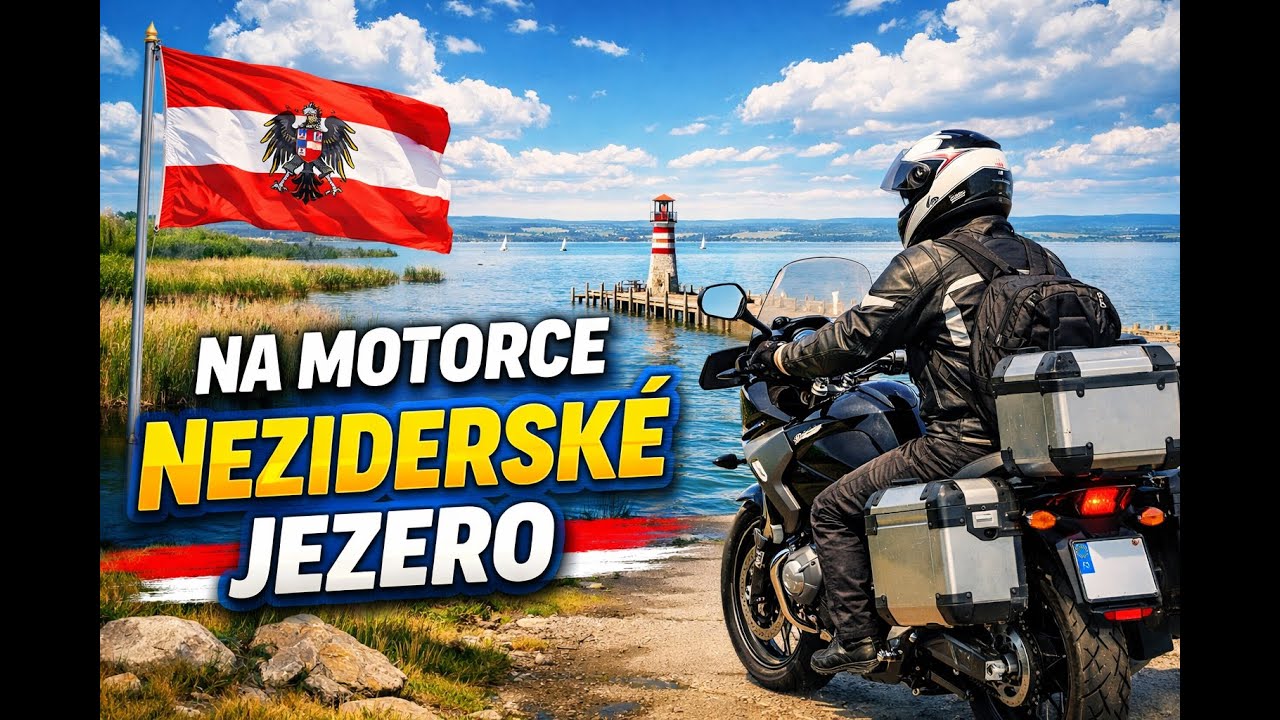 Na motorce - Rakousko - Neziderské jezero