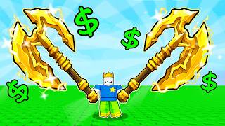 Getting MAX LEVEL AXE to make BILLIONS in Roblox Axe RNG...