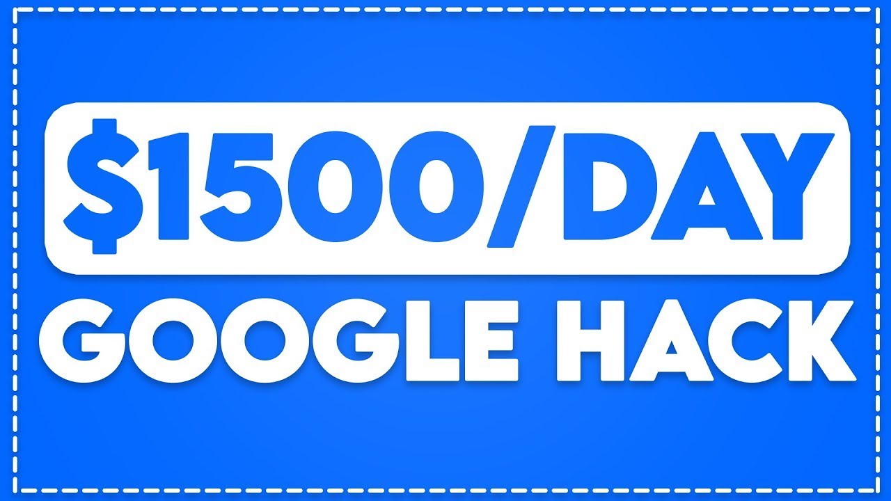 Make $1,500/Day Using FREE Google Trick! (Make Money Online)