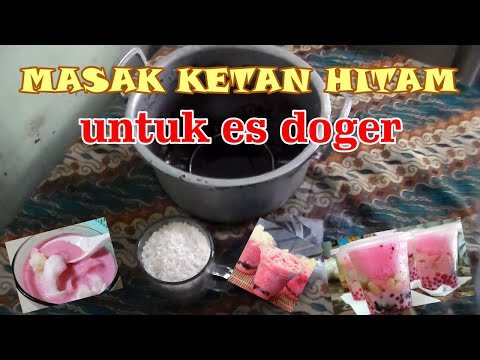 Cara Memasak Ketan Hitam Untuk Es Doger